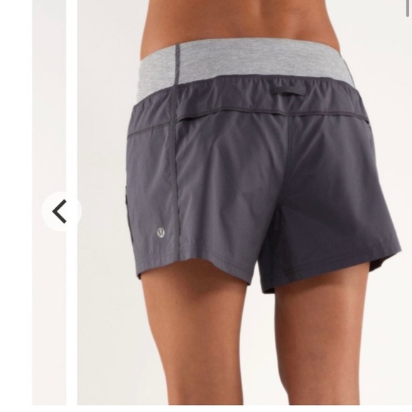 Lululemon All Sport Short - Coal / Coal Wee Stripe - Picture 3 of 7